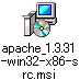 Apacheアイコン（msi形式）